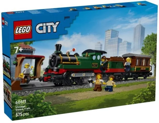LEGO® Retro pociąg z lokomotywą parową 60511 - tantis.pl