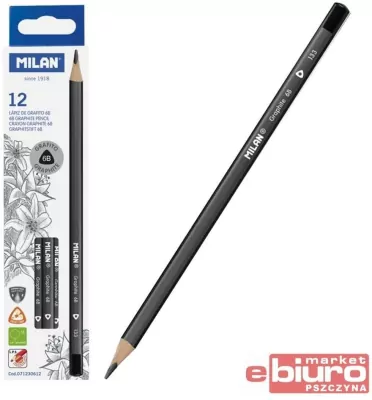 Ołówek trójkątny 6B  MILAN