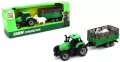 Traktor rolniczy z przyczepą zielony. Zabawka. Pro Kids - tantis.pl