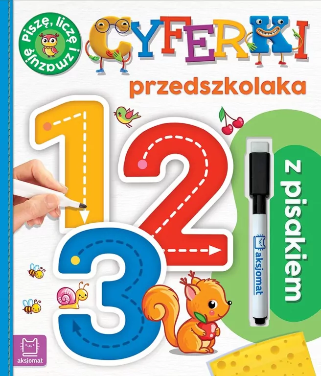 1, 2, 3. Cyferki przedszkolaka z pisakiem - tantis.pl