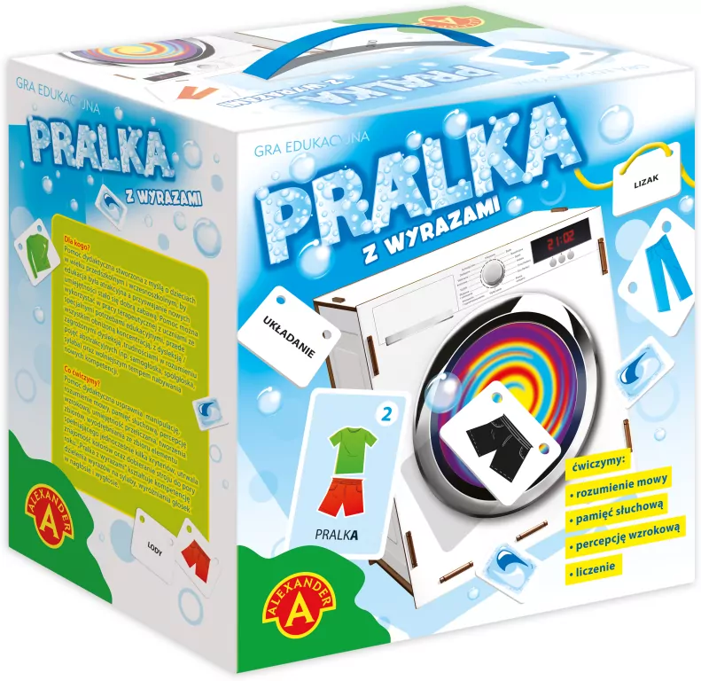 Pralka z wyrazami. Gra edukacyjna - tantis.pl