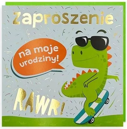 Zaproszenie Urodziny - tantis.pl