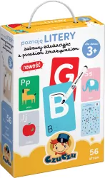 CzuCzu. Poznaję litery. Zabawy edukacyjne z pisakiem zmazywakiem 3+