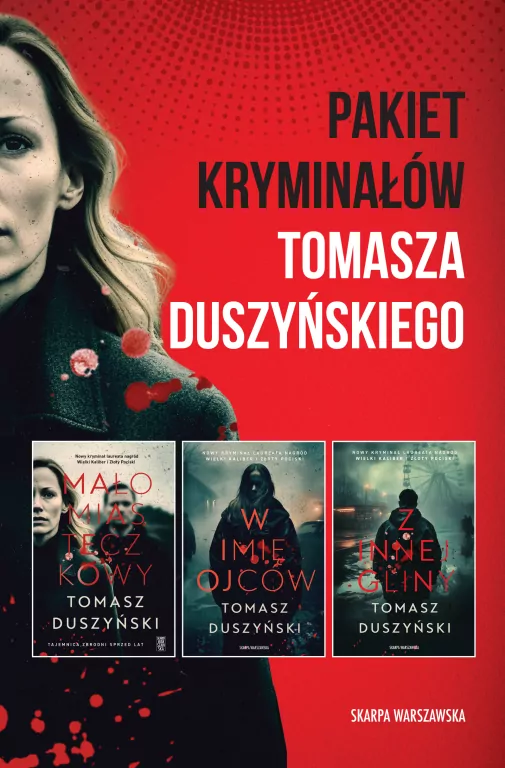 Pakiet: kryminałów Tomasza Duszyńskiego - tantis.pl