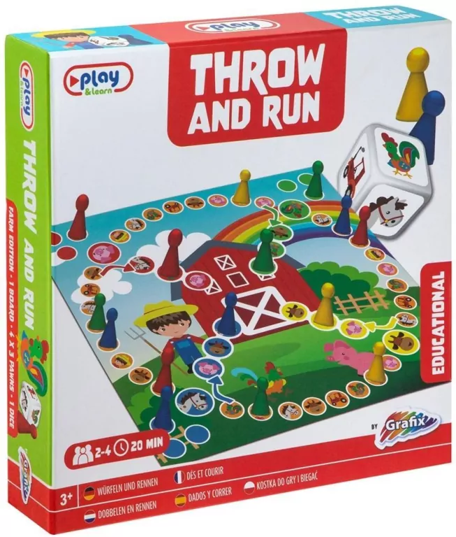 Gra planszowa Rzuć i uciekaj - tantis.pl