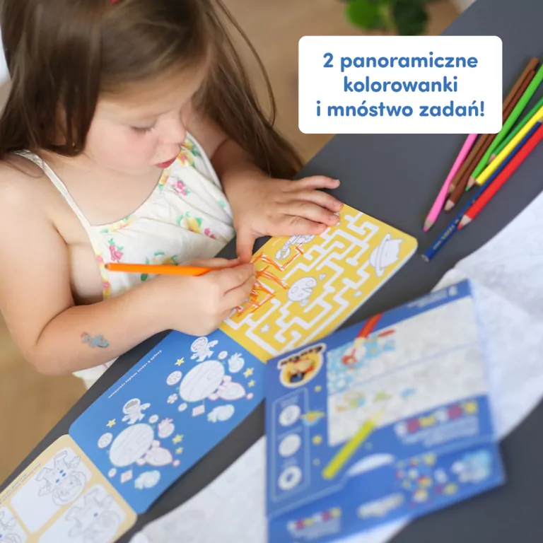 CzuCzu. Kosmos. Dłuuugie kolorowanki - tantis.pl