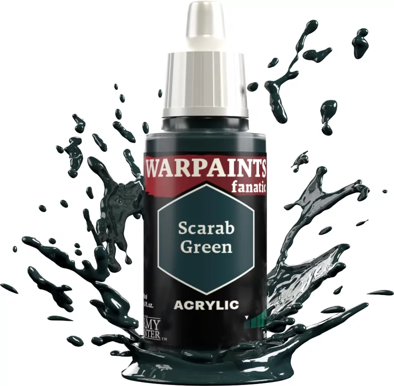 The Army Painter: Warpaints - Fanatic - Scarab Green - tantis.pl