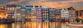 Puzzle 1000 Panorama HQ Bright Amsterdam - tantis.pl