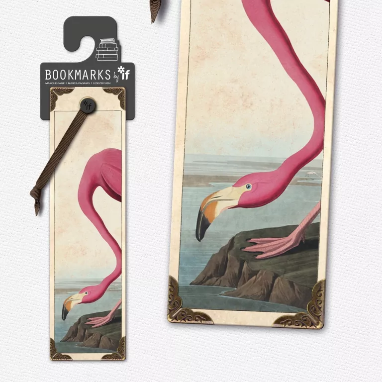 Zakładka. Vintage. Flamingi - tantis.pl