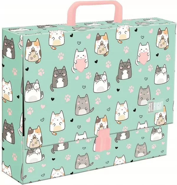 Teczka z rączką A4 XL Charming Cats - tantis.pl