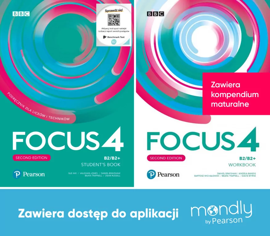 Focus Second Edition 4 B2/B2+. Podręcznik + Zeszyt ćwiczeń + dostęp do Mondly - tantis.pl