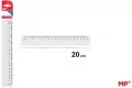 Linijka plastikowa 20cm - tantis.pl