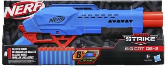 Pistolet Wyrzutnia NERF Alpha Strike Big Cat DB-2 F2463 HASBRO