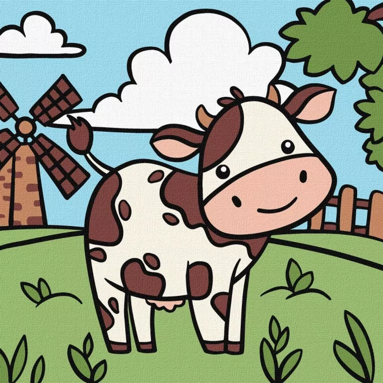 Malowanie po numerach - Wesoła zebra Kids - tantis.pl