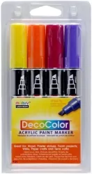 Markery akrylowe Bright 4 kolory