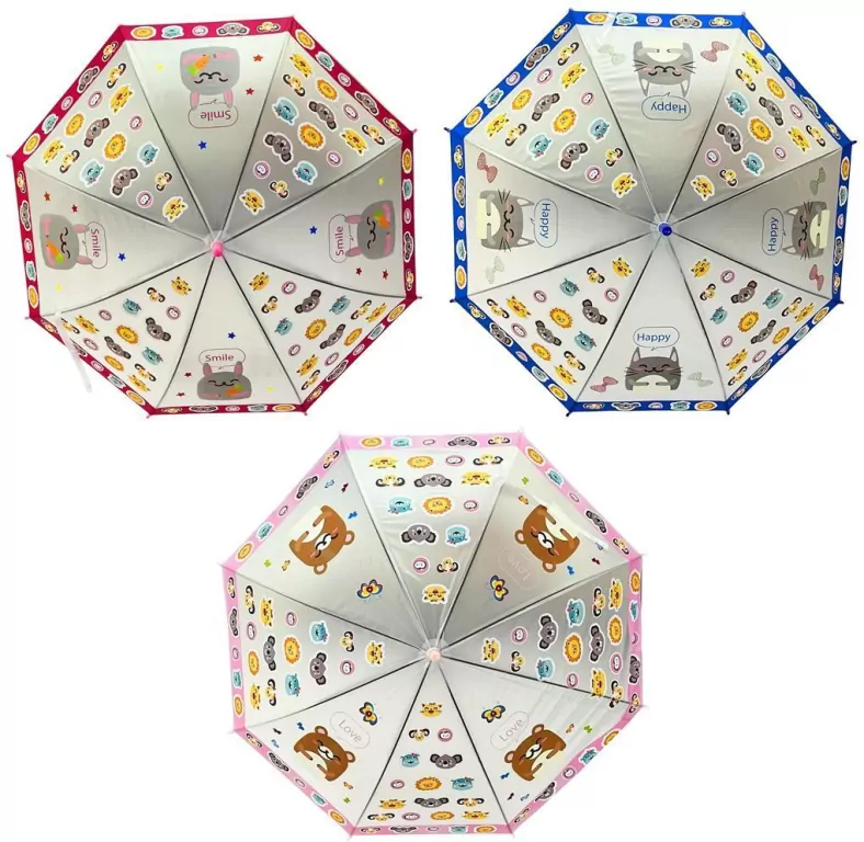 Parasolka dziecięca zwierzęta MIX - tantis.pl