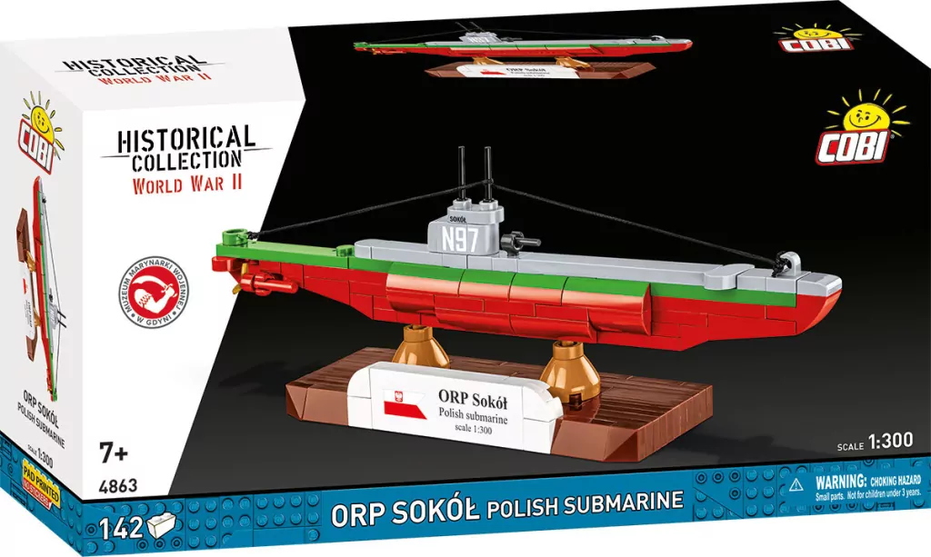 COBI klocki Polish Submarine ORP Sokół COBI-4863 - tantis.pl