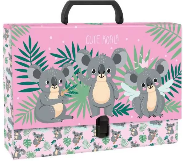 Teczka z rączką gruba Koala 10 DERFORM - tantis.pl