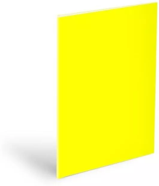 Okładka na zeszyt A5 neon yellow 180mic - tantis.pl