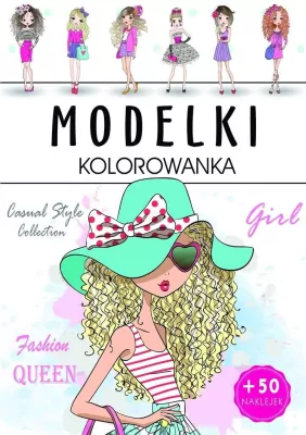 Modelki. Kolorowanka