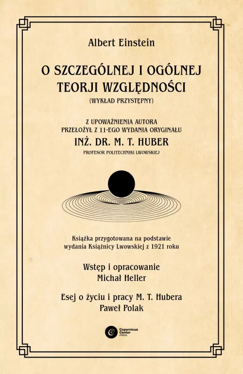 O szczególnej i ogólnej teorji względności - tantis.pl