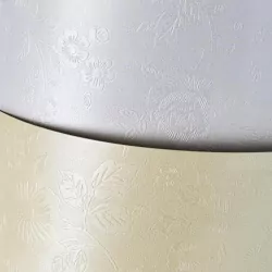 Karton ozdobny, A4, Floral, 220 g/m2, diamentowa biel