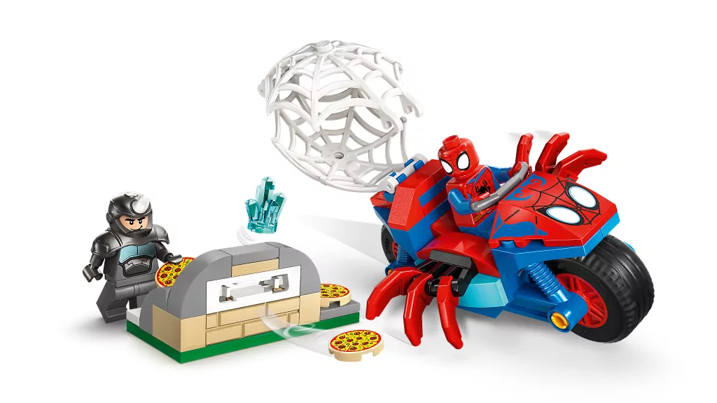 LEGO® Marvel. Spidey na motocyklu kontra Rhino 11206 - tantis.pl