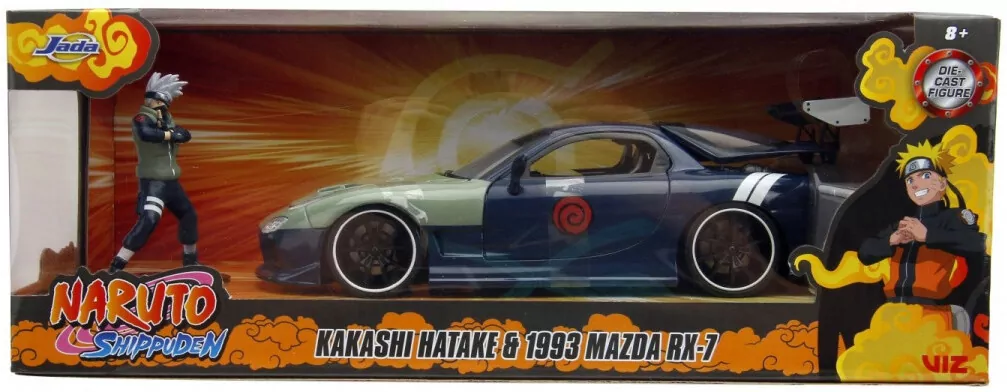 JADA. Naruto 93 Mazda RX-7 z figurką 1:24 - tantis.pl