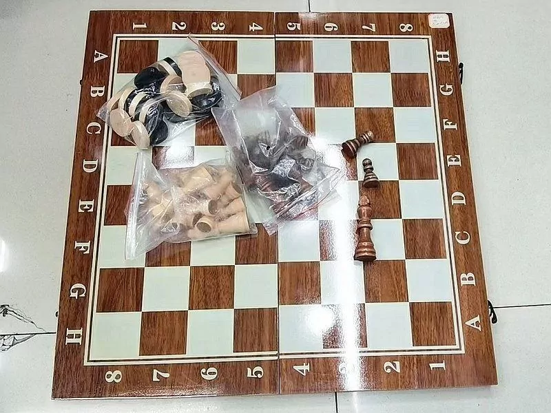 Szachy drewniane 3w1 - tantis.pl