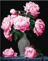 Malowanie po numerach - Bukiet piwonii 40x50cm - tantis.pl