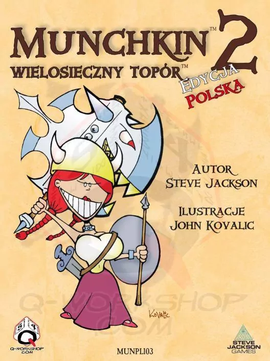 Wielosieczny topór. Munchkin 2 - tantis.pl