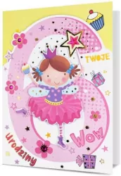 Karnet B6 6 Urodziny