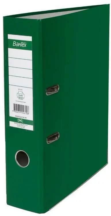 Segregator Bantex PP 80 mm A4 zielony - tantis.pl