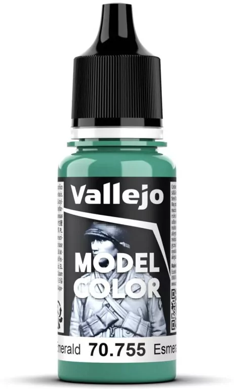 Vallejo: 70.755 - Model Color - Light Emerald (18 ml) - tantis.pl