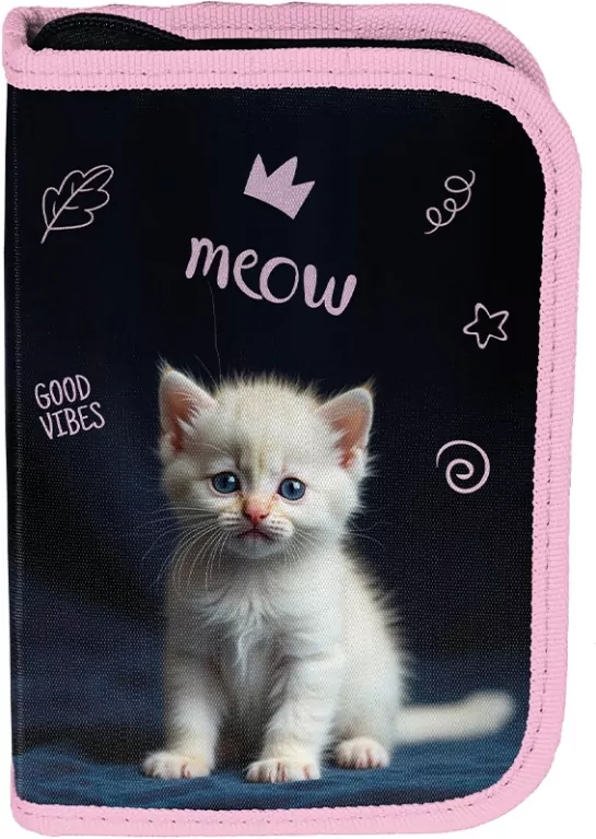 Piórnik bez wyposażenia White Kitty PP26CD-P001BW - tantis.pl