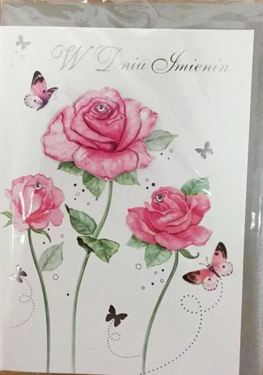 Karnet imieniny B6 Premium 26 + koperta - tantis.pl