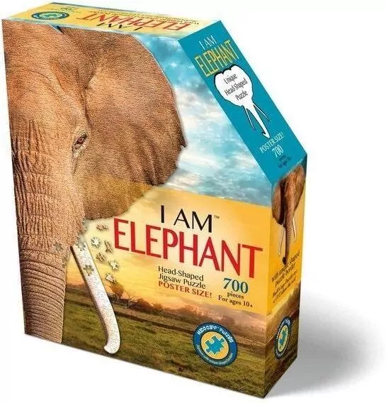 Puzzle konturowe 700. I am. Słoń - tantis.pl