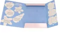 TECZKA Z GUMKA PAP A4 WYDERKI MIX2 STK FOL10/100 - tantis.pl