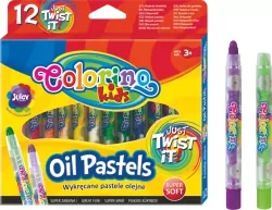Pastele colorino kids olejne wykręcane 12 kolorów