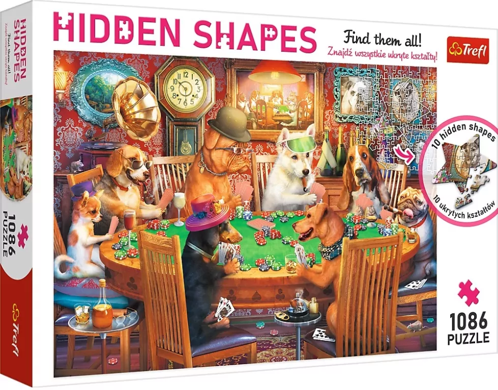 Puzzle 1086. Hidden Shapes - Wieczór gier - tantis.pl