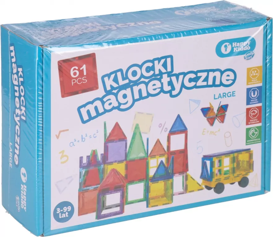 Klocki magntyczne 61el - tantis.pl