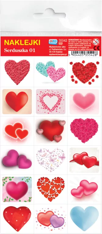 Naklejki. Serduszka - tantis.pl