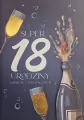 Karnet Urodziny 18 męskie - tantis.pl