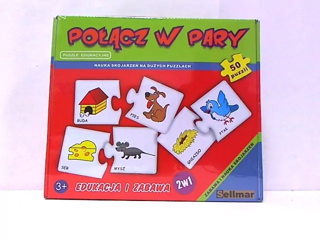 Połącz w pary. Puzzle edukacyjne - tantis.pl