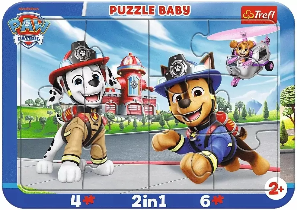 Puzzle ramkowe Baby - Wesoły Psi Patrol TREFL - tantis.pl