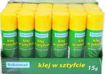 Klej w sztyfcie 15g. 24 sztuki - tantis.pl