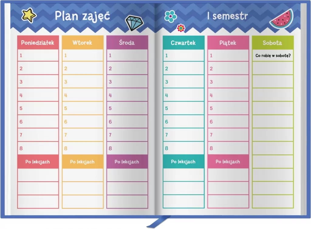 Kalendarz 2024-2025 szkolny Leniwiec - tantis.pl