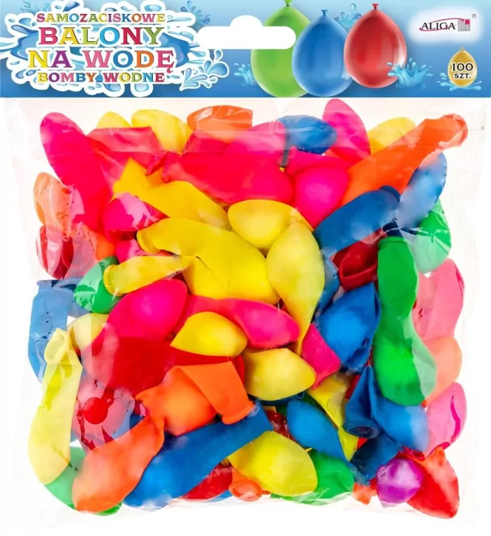 Balony wodne samozaciskowe + 2 końcówki 100szt - tantis.pl