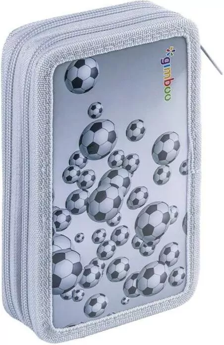 Piórnik z wyposaż. 2-komorowy Jumbo Soccer - tantis.pl