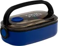 Śniadaniówka Aqua Pure + sztućce blue/black ASTRA - tantis.pl